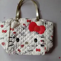 Hello Kitty 40周年記念 キルティング トートバッグ Hello Kitty 40周年記念 キルティング トートバッグ - メルカリ