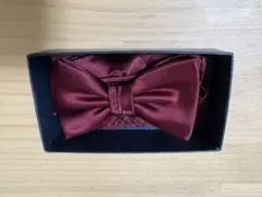 赤色　蝶ネクタイ