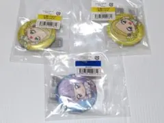 アイカツ　あそーと　くじ　ひなき　スミレ　缶バッジ　3点