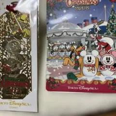 ディズニーシー⭐︎クリスマスカードとしおり
