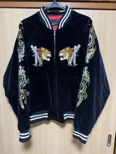 未使用級★3L★Hoshihime★黒虎 刺繍 スカジャン★ブラック★星姫★竹虎 2025年最新】竹虎刺繍の人気アイテム - メルカリ