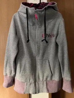 ATHLETA フルジップアップパーカー