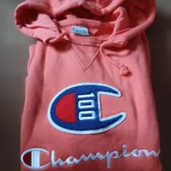 Champion 100周年記念 パーカー ピンク Sサイズ