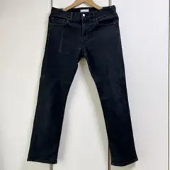 【UNIQLO】ユニクロ　UJ　ブラックデニムパンツ　ジーンズ　30(76cm)