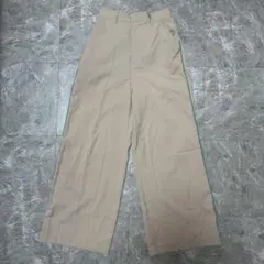 earth music & ecology ベージュワイドパンツSサイズ g11