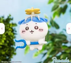 【新品未使用】ちいかわ　討伐マスコット　ハチワレ① ☆くら寿司コラボ缶バッジ付き