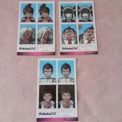 ダンガンロンパ１　証明写真風ステッカーまとめ売り