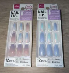 DAISO ネイルチップ コフィン型 2種セットのサムネイル