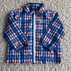 ホットビスケッツ フード付きチェックジャケット 100cm