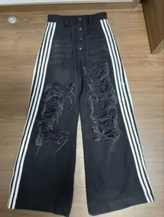 GOJOYJINNI ダブルウエスト デニムパンツ opium GOJOYJINNI ダブルウエスト デニムパンツ opium - メルカリ