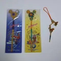 ディズニー❇️ランド❇️シー❇️10周年★ドナルド ★ストラップ&しおりのセット