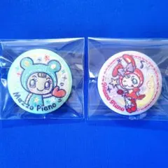 ナルミヤキャラクターズ 刺繍缶バッジ 2個 ベリエちゃん ブルーベリエちゃん