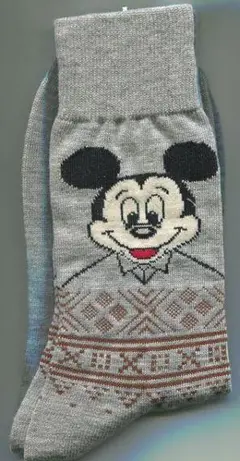 【2足】ミッキーマウス/Mickey Mouse 靴下 サイズ不明+25-27