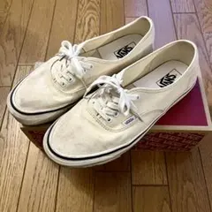 希少】VANS/44dx/廃盤アナハイム製/ベージュ/サイドテープ/US9.5