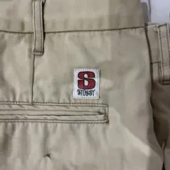stussy 90s 金タグ　チノパン　ワイド　w36 ステューシー