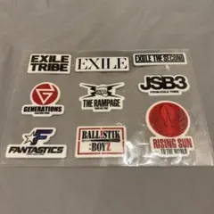 EXILE ステッカーセットGENERATIONS,BALLISTIK BOYZ