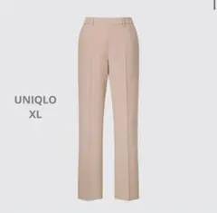 UNIQLO 感動パンツ／ストレート　ベージュ　XL ◯456118