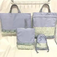 レッスンバッグなど4点セット 女の子 入園入学セットさくらんぼ no30