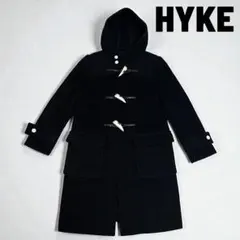 ハイクhyke 黒 ダッフルコート フード付き　白トグルボタン　サイズ1 2026年最新】hyke 白トグルの人気アイテム - メルカリ