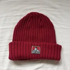 BEN DAVIS ニット帽 ビーニー ワインレッドのサムネイル