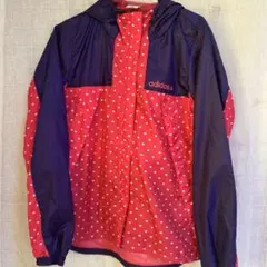 adidas ハート柄　マウンテンパーカー