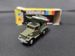 トミカ 黒箱 77 トヨタ 自衛隊ロケット車(HQ15V型) - メルカリ