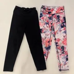 UNIQLO ブラックタイツ & GAP 花柄タイツ 120サイズ