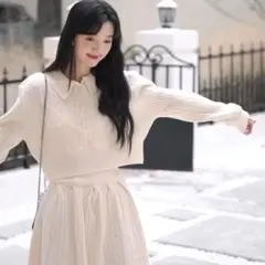 セットアップ　ニット　セーター　スカート 新品未使用☆