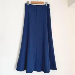 coen ロングフレアスカート ウエストベルトループ付き Lサイズ 美品