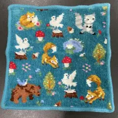 FELIER　鳩居堂コラボ　ハンカチ ブルーのサムネイル