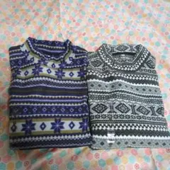 メンズLLフリース2枚