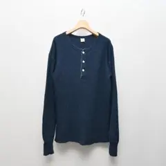 WAREHOUSE ウエアハウス 長袖 インディゴ染め サーマル カットソー