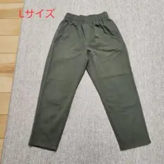 ⭐GU 　シェフパンツ　オリーブ　Lサイズ