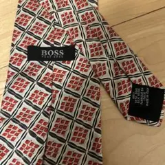 ヒューゴボス ネクタイ 高級シルク ハイブランド カラフル　美品