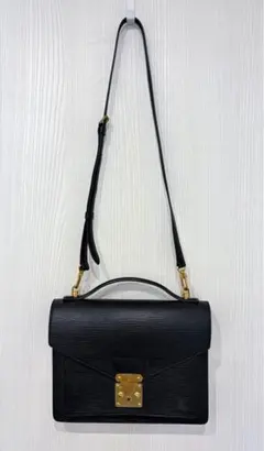 LOUIS VUITTONルイヴィトン モンソーエピ 2WAYショルダーバッグ黒 
