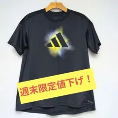 adidas アディダス Tシャツ ブラック ロゴ