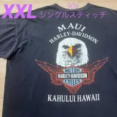 Harley-Davidson Tシャツ 80s ホノルル ハワイ 両面プリント - メルカリ