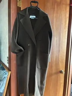 MaxMara カシミヤ ロングコート ロイヤルブルー 白タグ - メルカリ