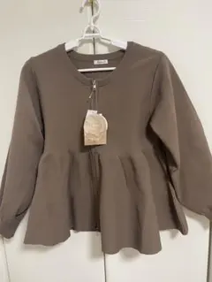 ペプラム カーディガン