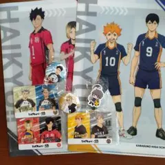 ハイキュー くら寿司 缶バッジ めじるしチャーム　ファイル