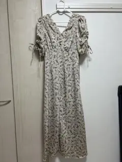 snidel　バリエーションマーメイドプリントワンピース　S