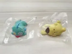 2個　ばたんきゅー　ハンギョドン　ポムポムプリン　ガチャ　サンリオキャラクターズ