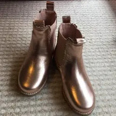 サイドゴアブーツ ショートブーツ　キッズ　レザー