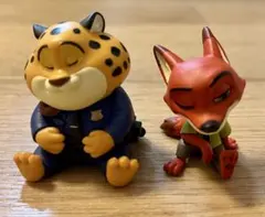 【ズートピア】ニック/クロウハウザー/肩ズンFig/ガチャガチャ