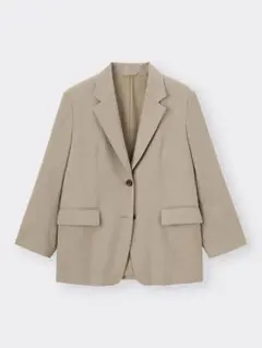 GU テーラードジャケット ベージュ