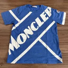 MONCLER ロゴ Tシャツ 青