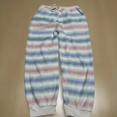 フリース ボーダー ルームウェアパンツ　M〜L