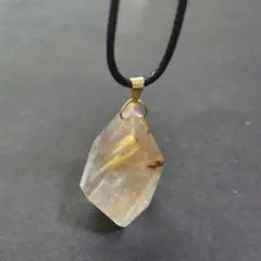 輝く太金針入り＊タイチンルチルクォーツ ペンダント