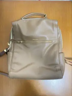 ブラウン合成皮革リュック