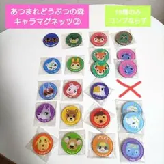 あつまれどうぶつの森キャラマグネッツ2　19種のみ　計22個